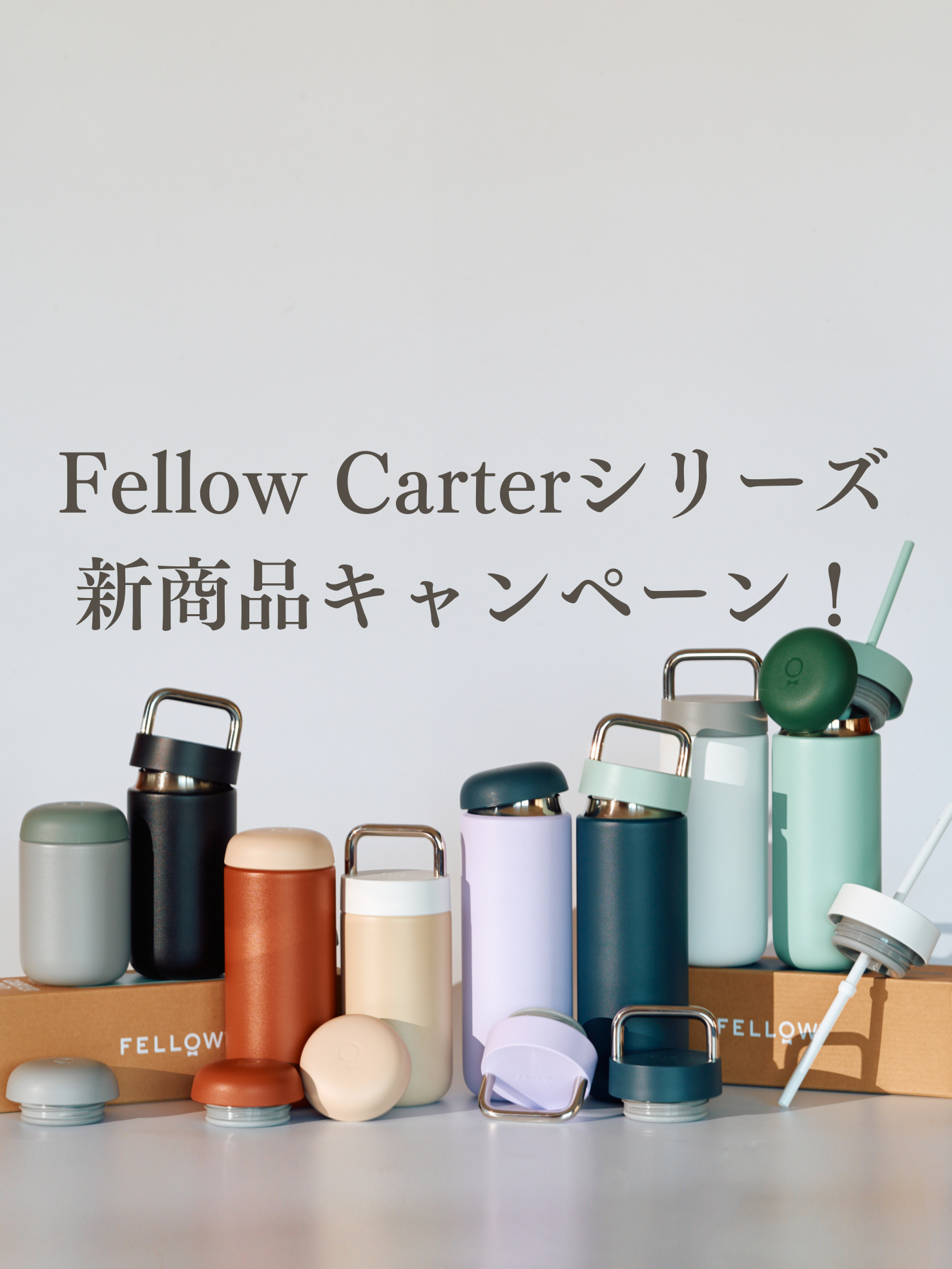 FellowCarterシリーズ新商品キャンペーン!