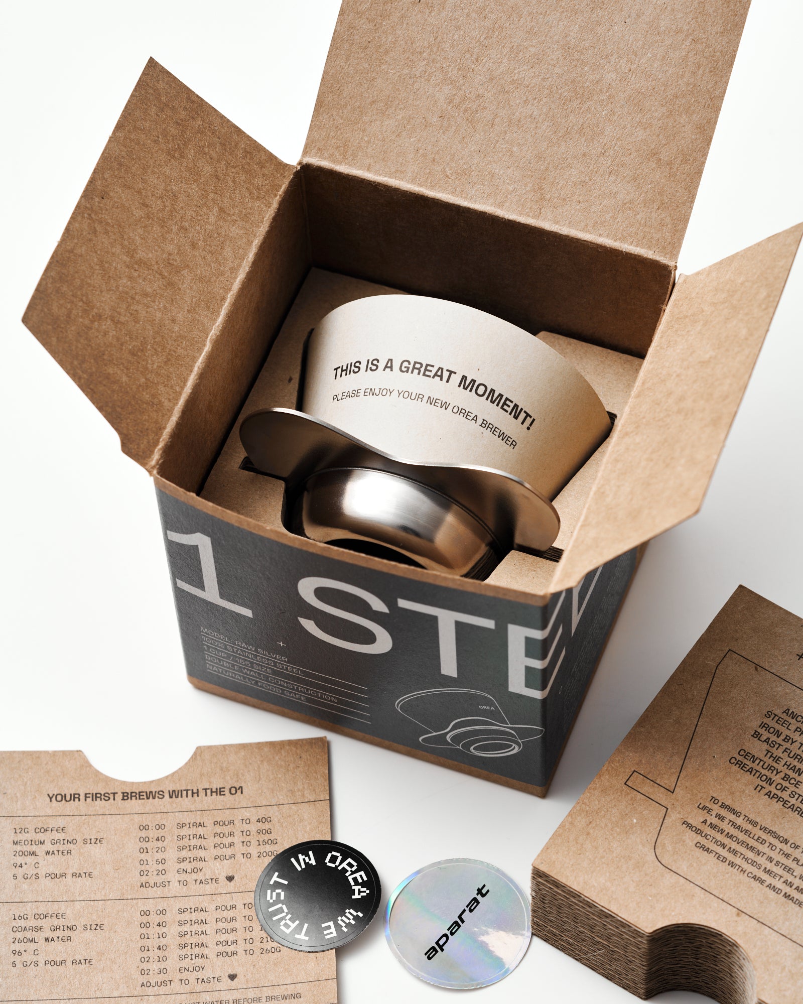 OREA O1 Brewer Stainless Steel