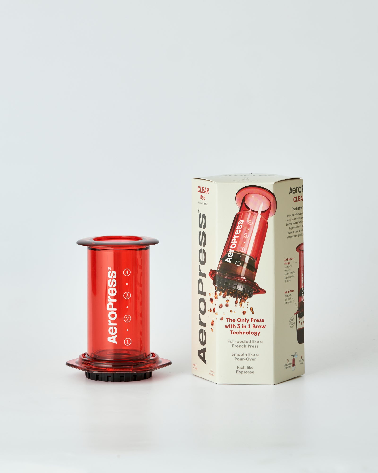 AeroPress Coffee Maker Clear