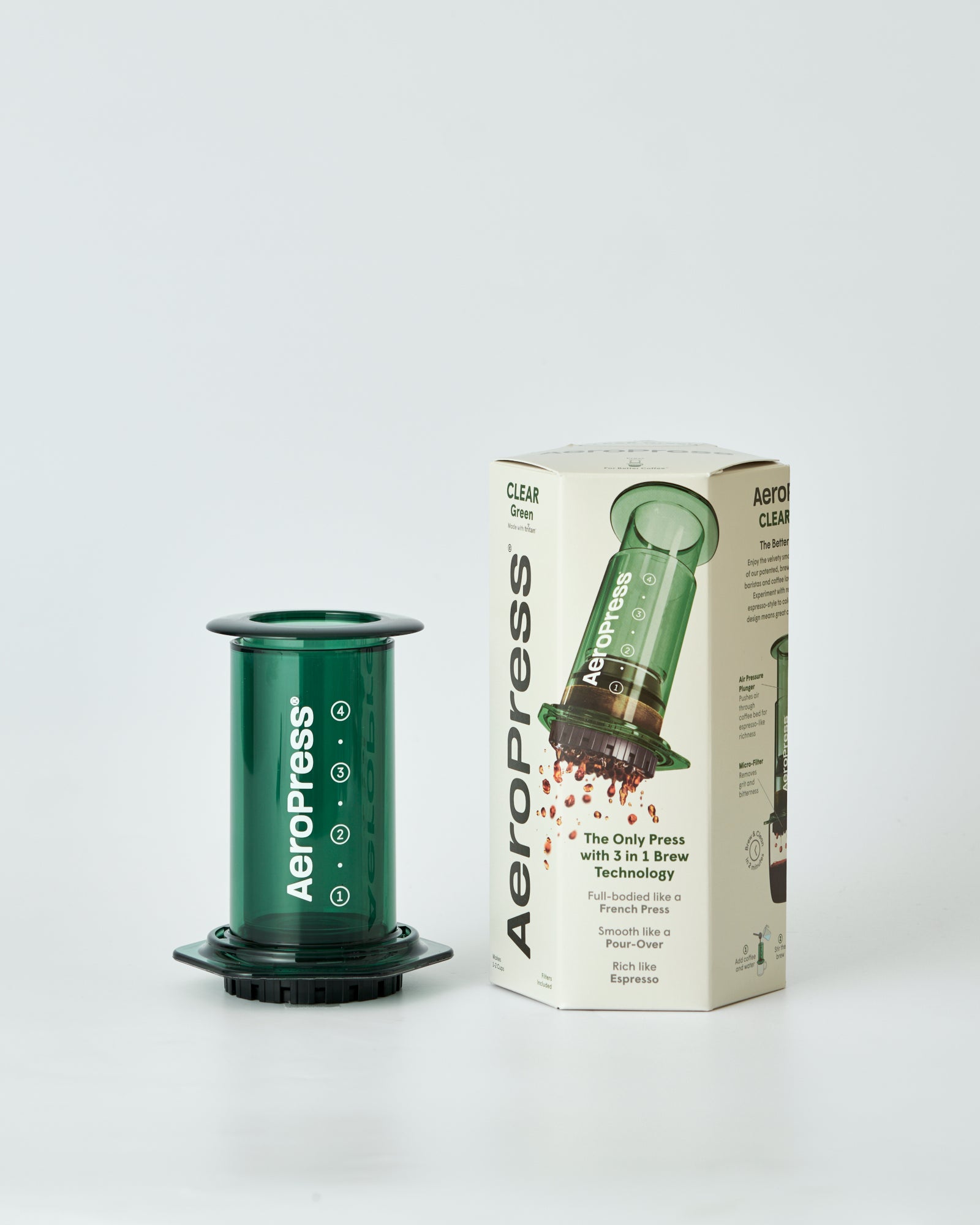 AeroPress Coffee Maker Clear