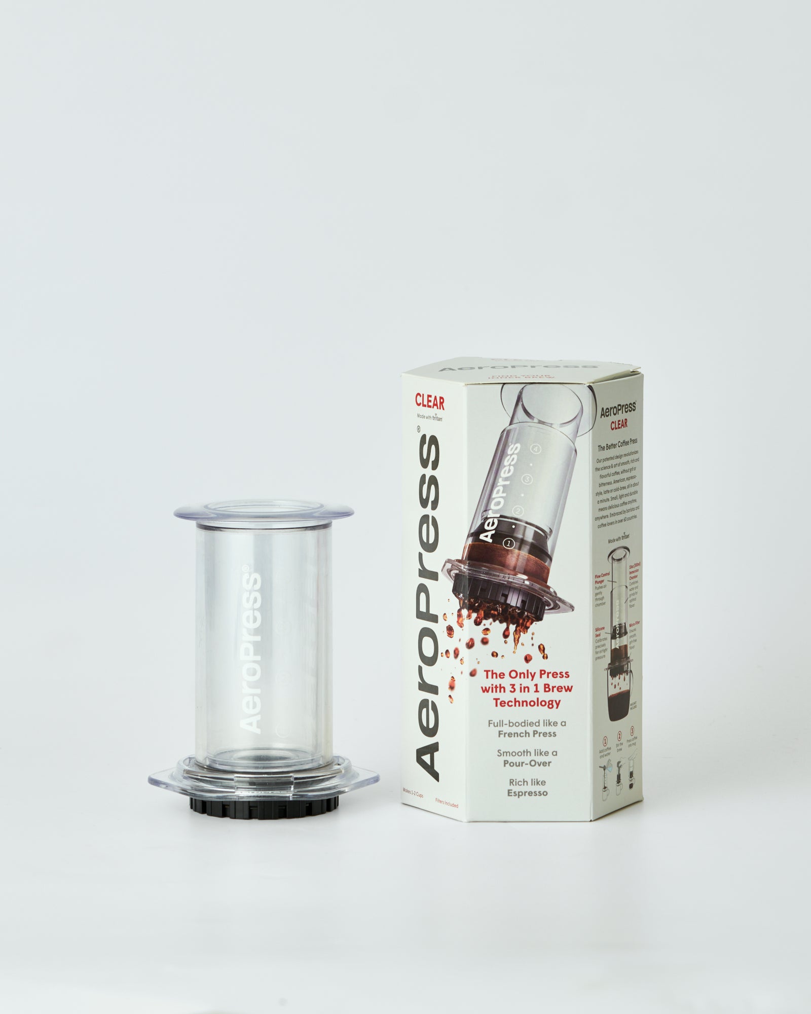 AeroPress Coffee Maker Clear
