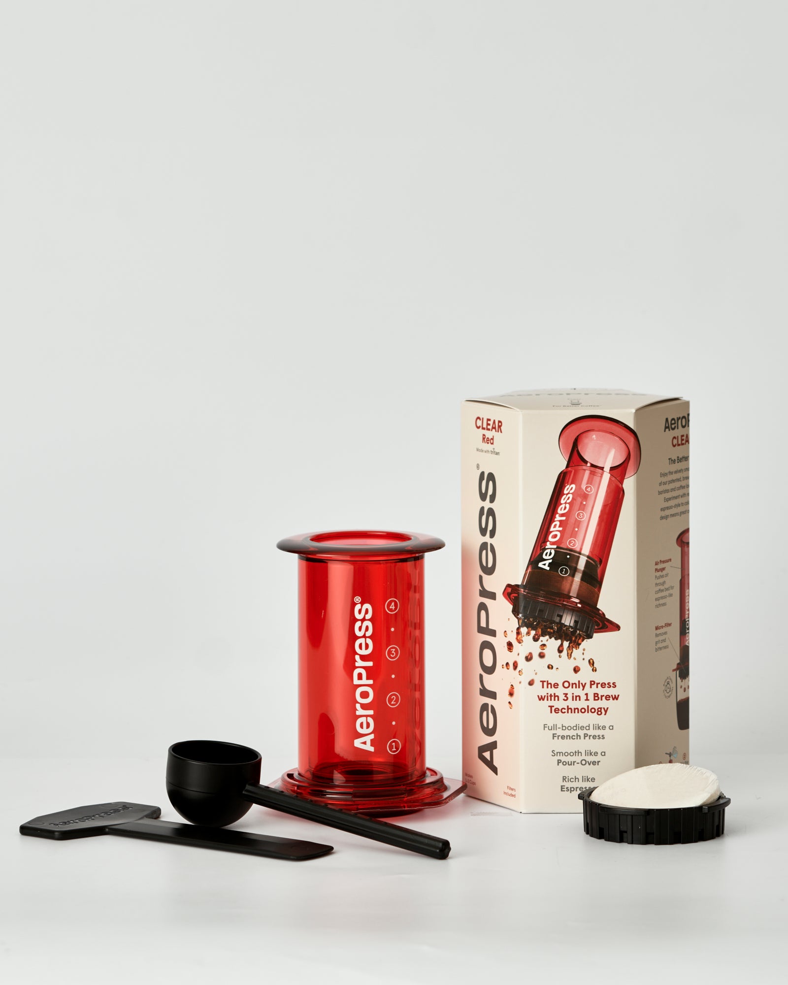 AeroPress Coffee Maker Clear