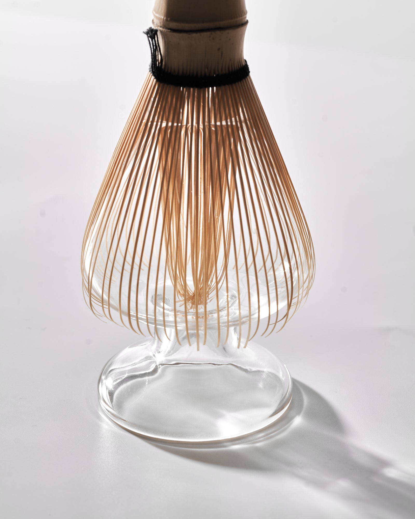 ガラス茶筅立て