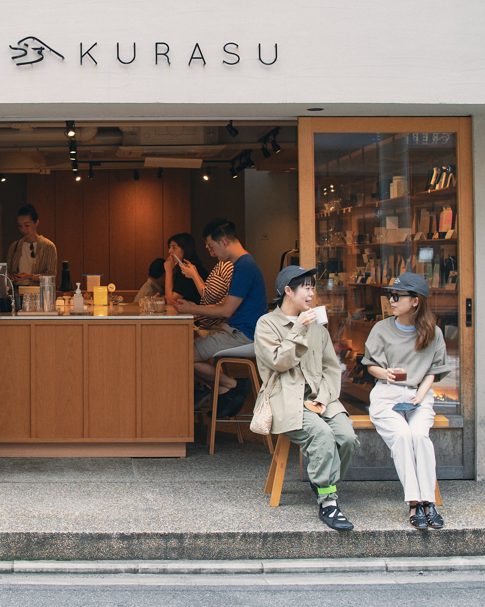 Kurasuオリジナル キャップ “I drink specialty Coffee from Kyoto”