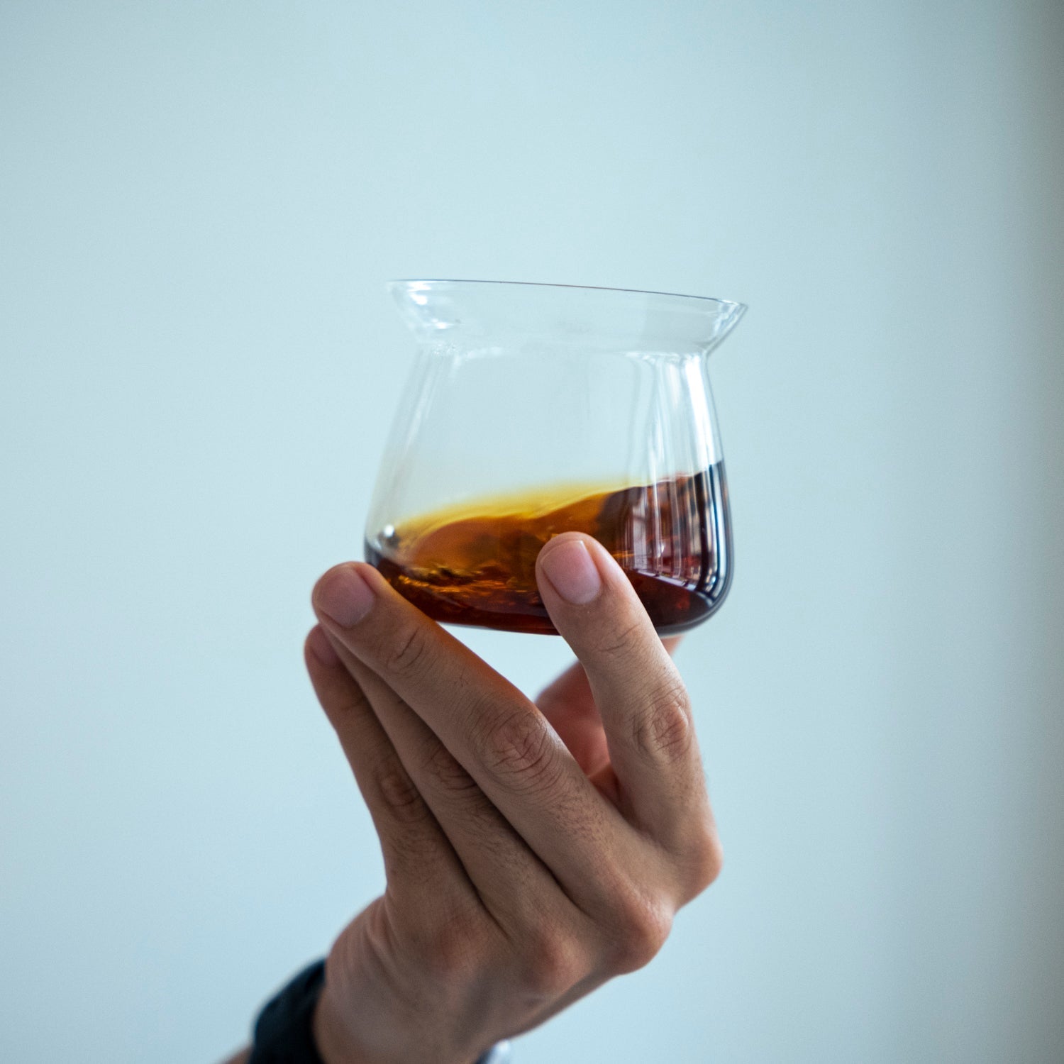 OREA Sense Glass Cup 275ml Pink and Black