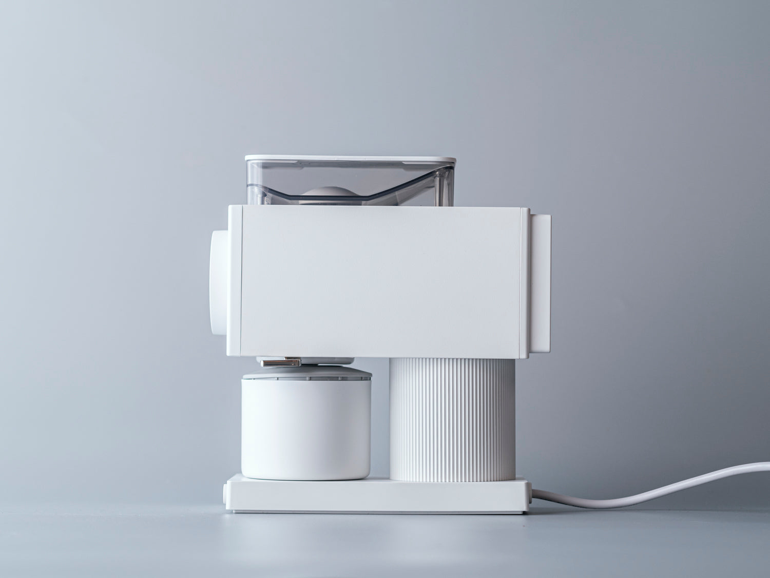 Fellow『Ode Brew Grinder Gen2』Matte White 横から