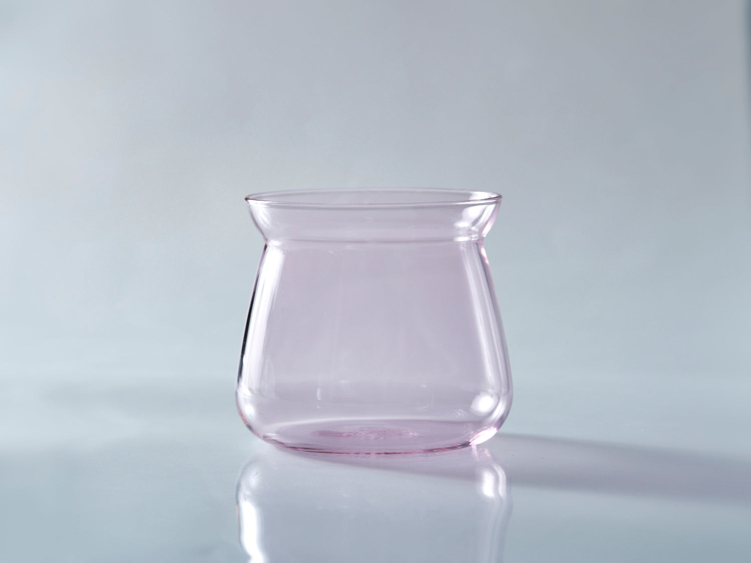 OREA Sense Glass Cup 275ml Pink and Black