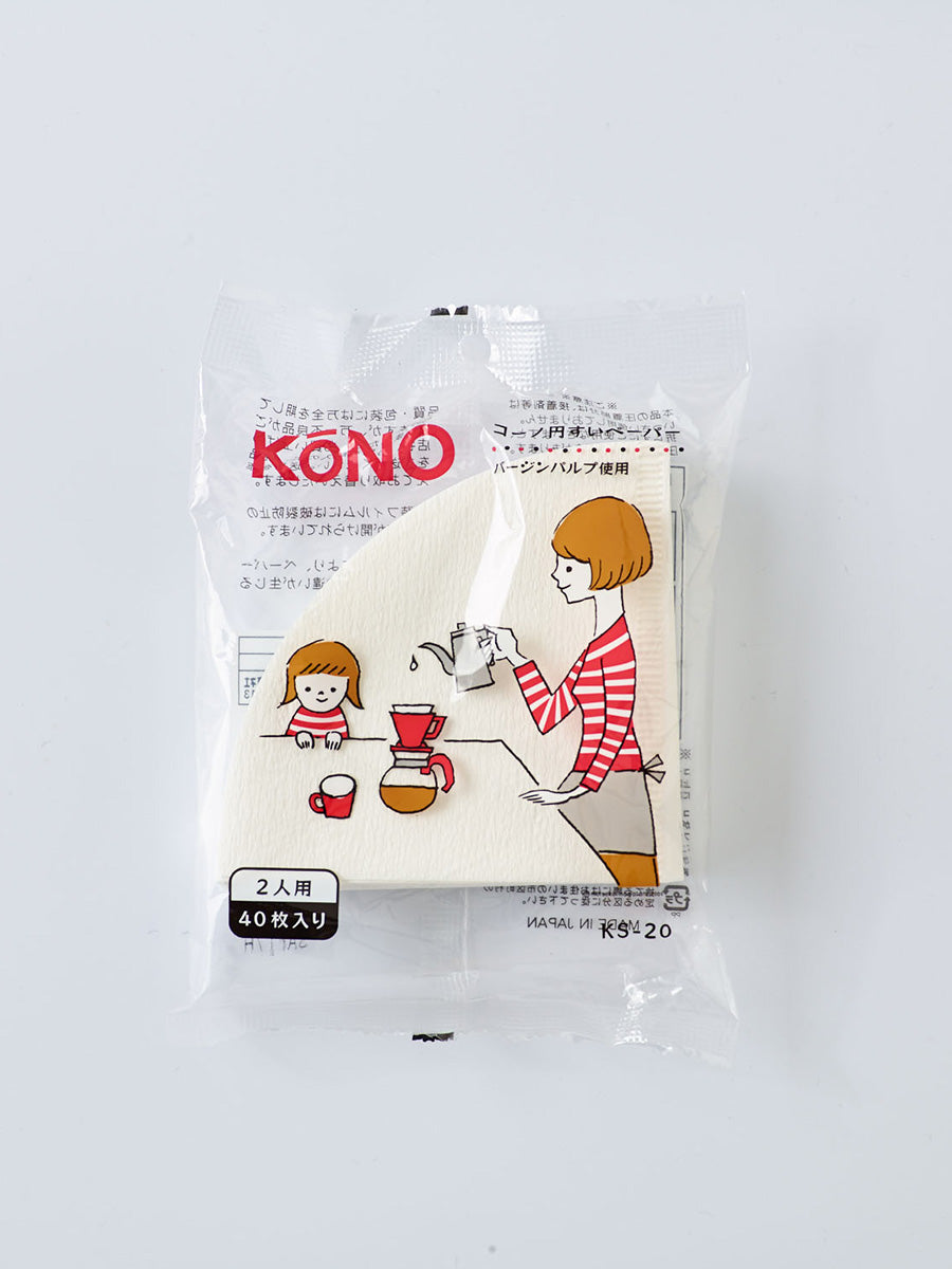 KONO ペーパーフィルター ホワイト(40枚)