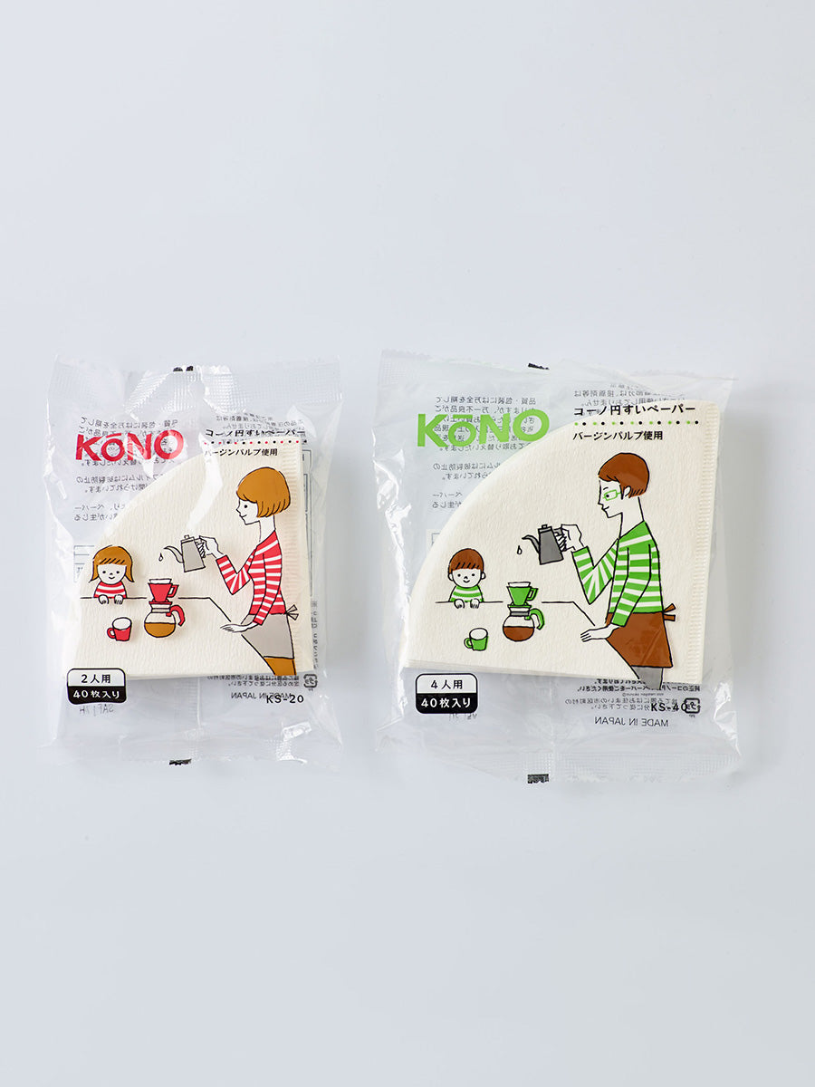 KONO ペーパーフィルター ホワイト(40枚)