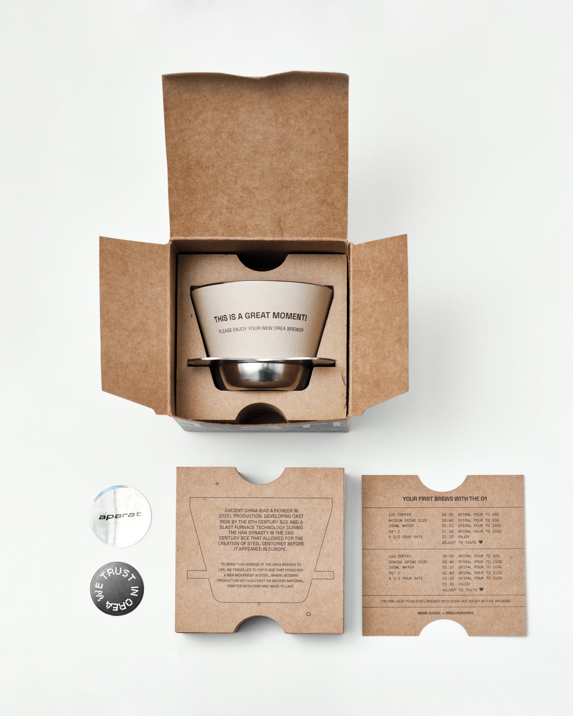 OREA O1 Brewer Stainless Steel