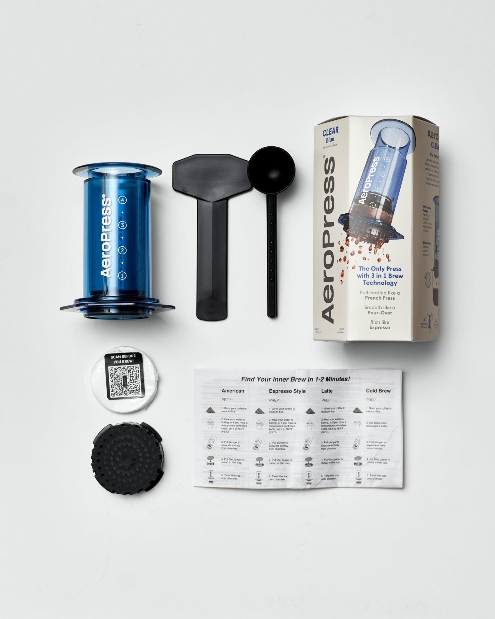 AeroPress Coffee Maker Clear