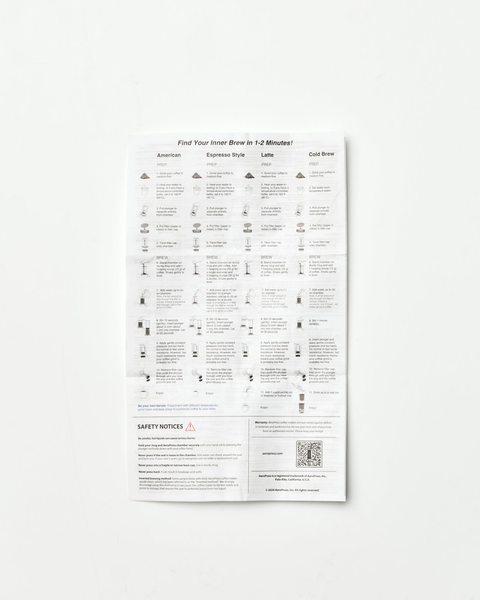 AeroPress Coffee Maker Clear