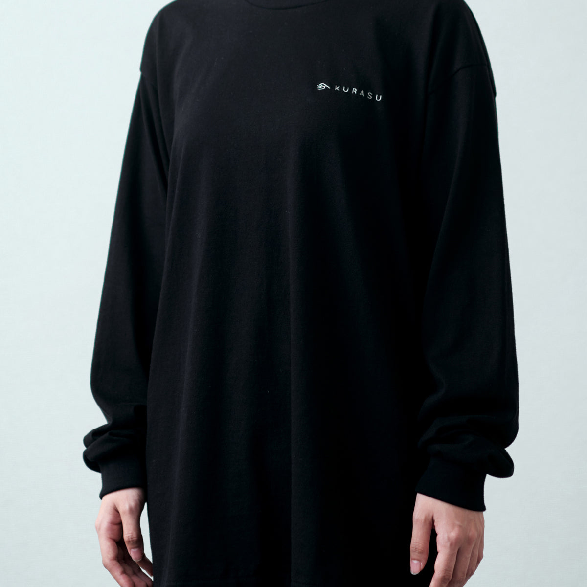 Kurasu オリジナルロゴ長袖Tシャツブラック