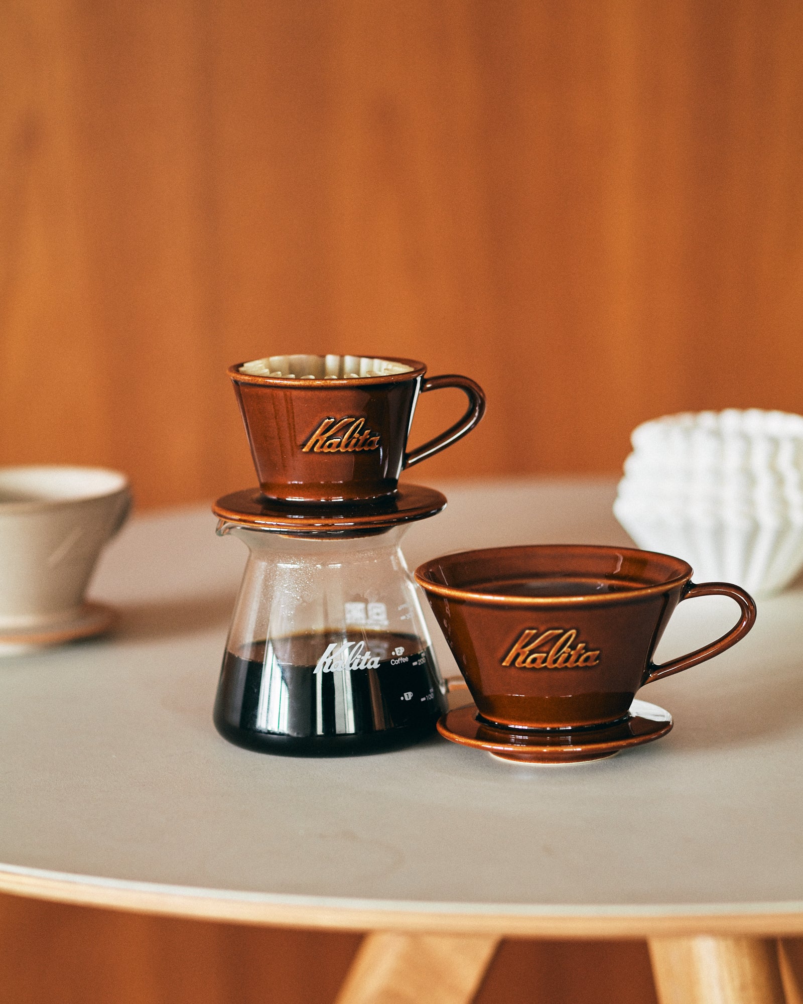 カリタ 美濃焼ドリッパー グロスシリーズ