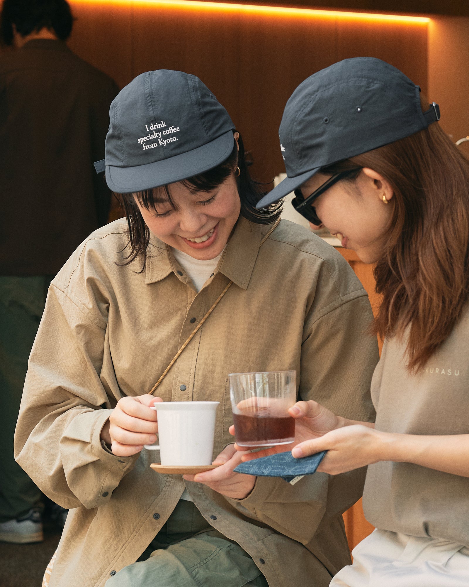 Kurasuオリジナル キャップ “I drink specialty Coffee from Kyoto”