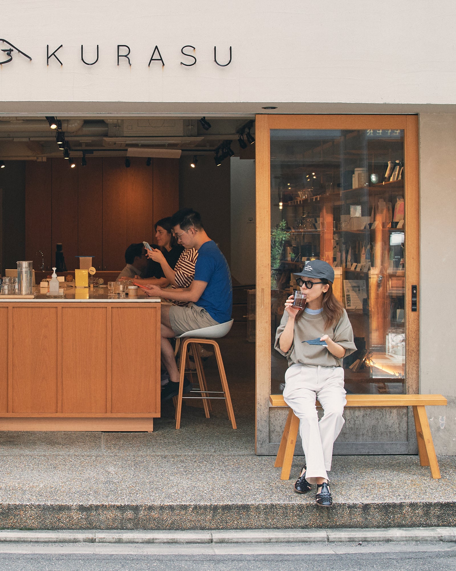 Kurasuオリジナル キャップ “I drink specialty Coffee from Kyoto”