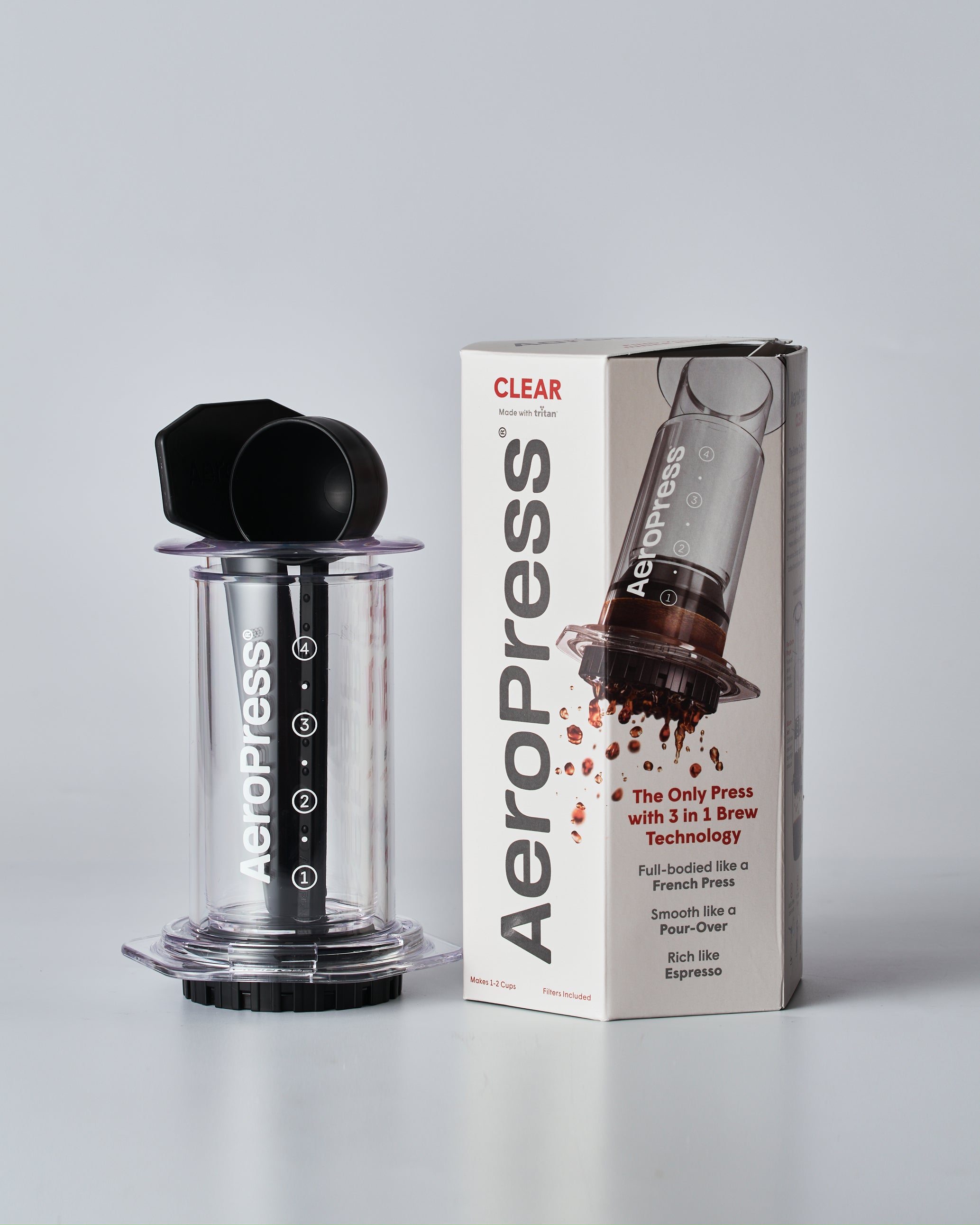 AeroPress Coffee Maker Clear