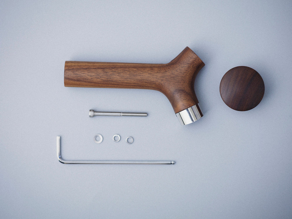 Fellow Stagg Wooden Handle and Lid Pull Kit