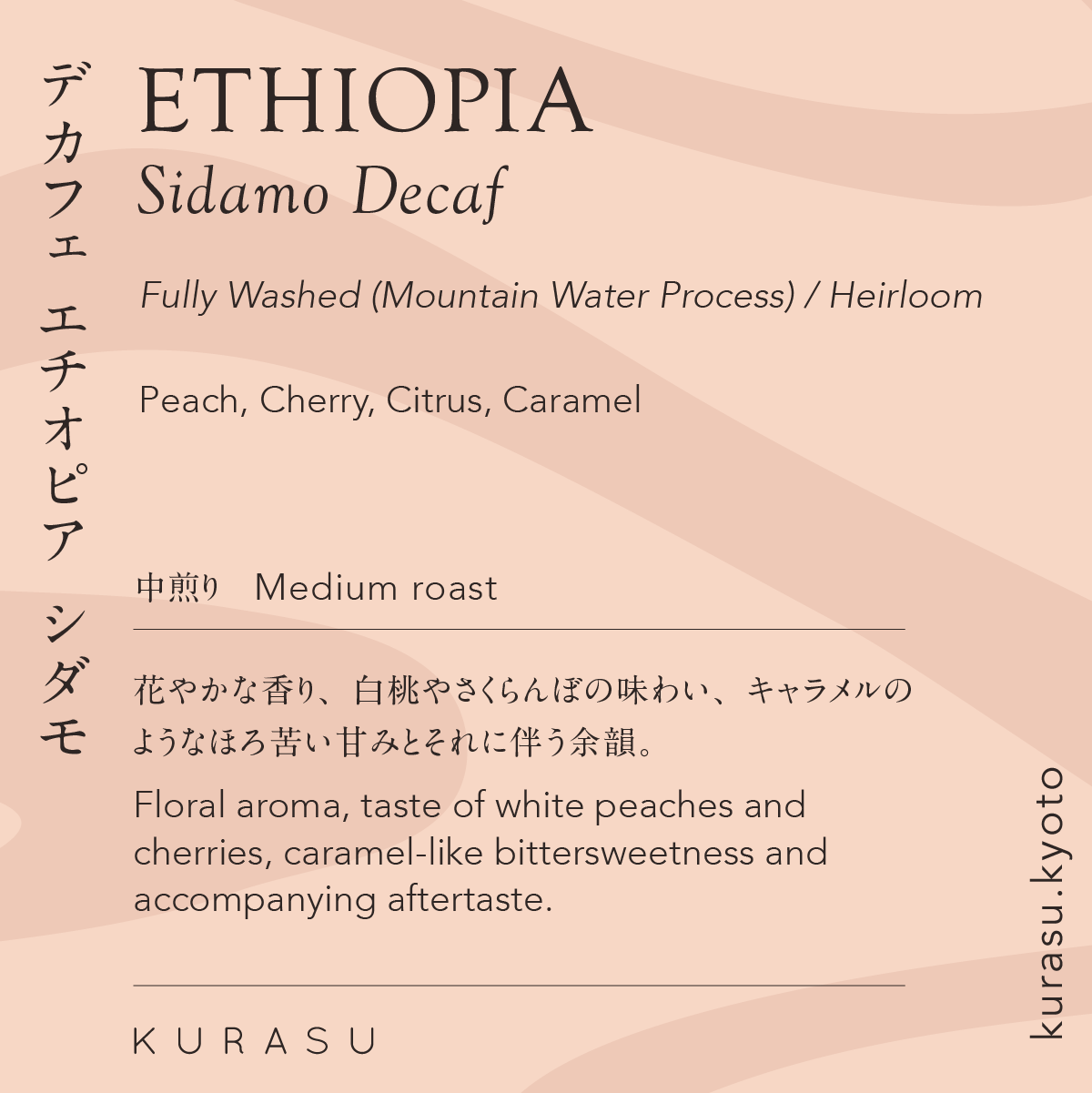 Drip Bag Ethiopia Sidamo Decaf [Medium Roast]