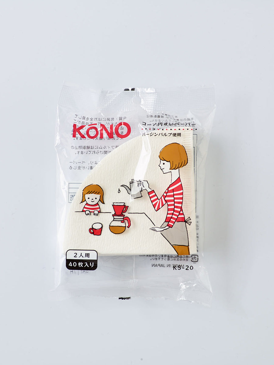 KONO ペーパーフィルター ホワイト（40枚）